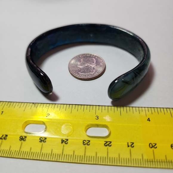 Stained Glass Mystic Night Cuff Fused Bracelet - Picture 9 of 9